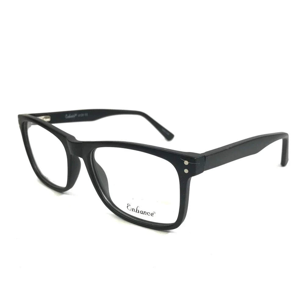 Enhance Eyeglasses Frames 4139 MATT BLACK Matte Black Square Full Rim 54-18-145